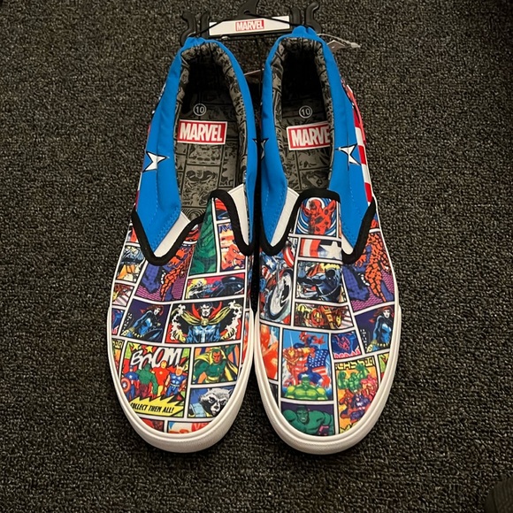 Round Up Marvel Slip On Shoes - Picture 1 of 3
